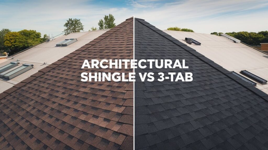 Architectural Shingle vs 3-Tab