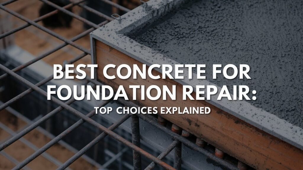 Best Concrete for Foundation