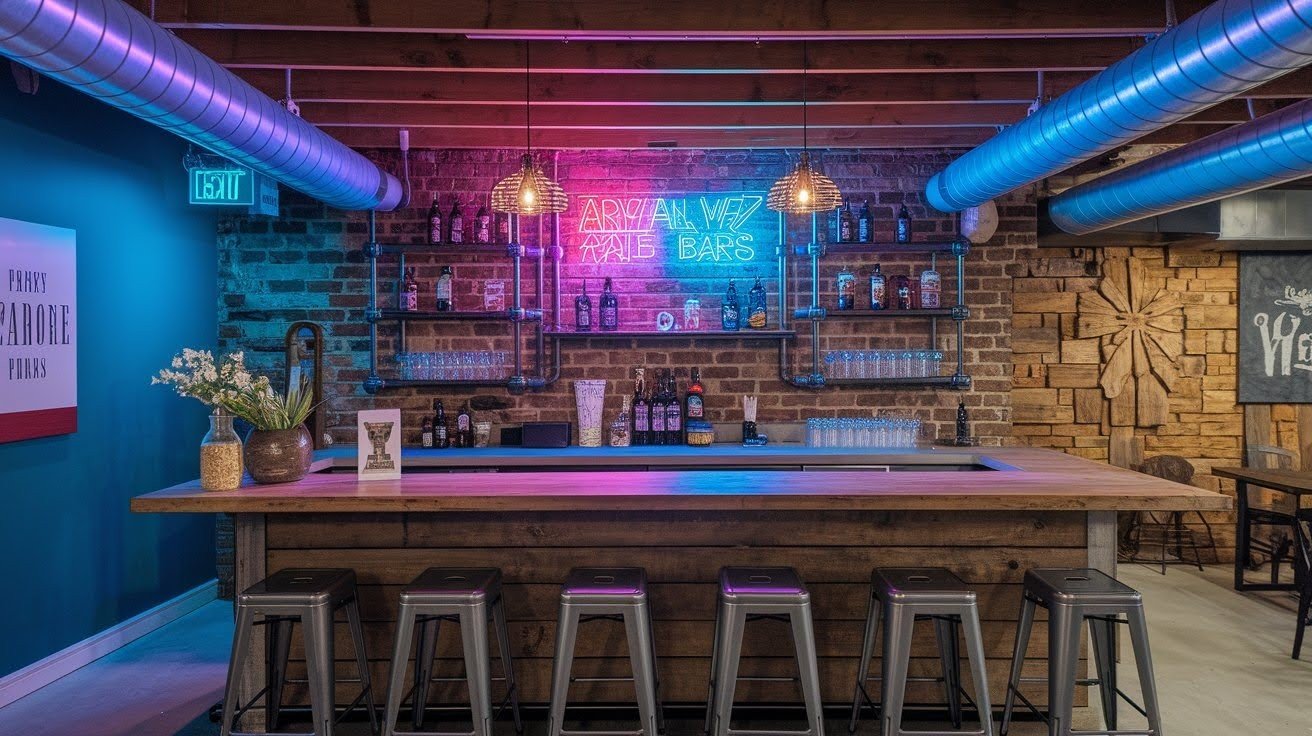 Capture the Vibe with Neon or Themed Decor