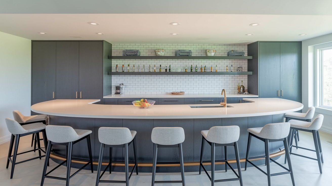 Creative Countertop And Layout Choices