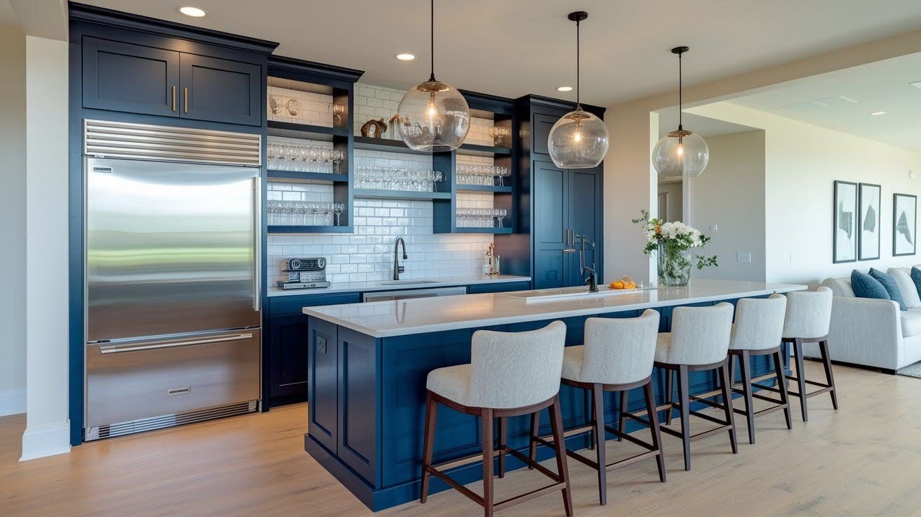 Kitchen-Style Wet Bar for Full Entertaining