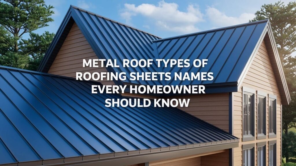 Metal Roof Types of Roofing