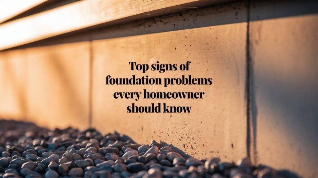 Top Signs of Foundation Problems Every Homeowner Should Know Top Signs of Foundation